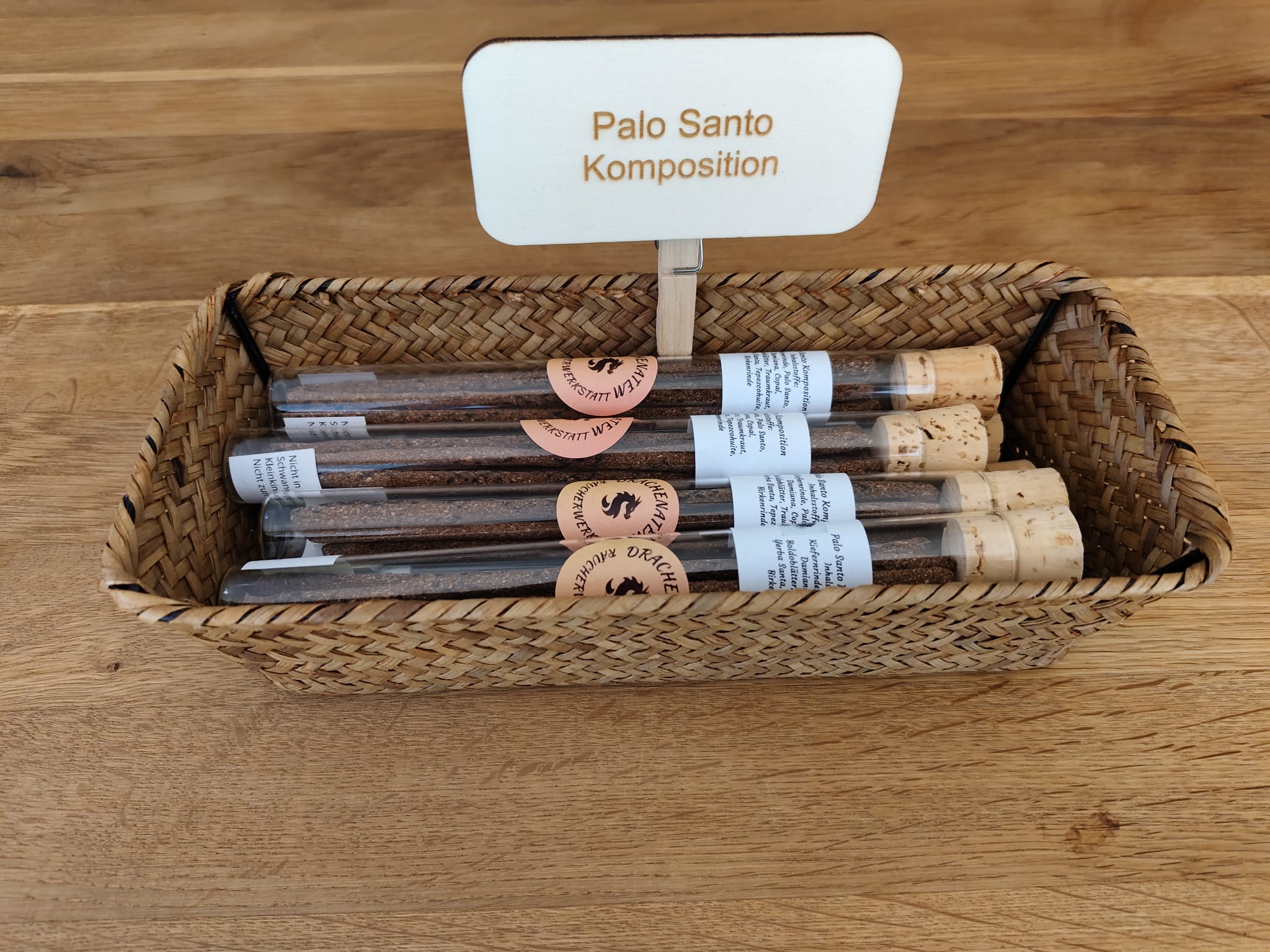 Räucherstäbchen Palo Santo Komposition
